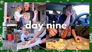 VLOGMAS DEC 9 | emotional after good IVF news, baking cookies, garage door installed + more