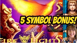 5 SYMBOL BONUS CURSE OR BIG WIN? FIRE LIGHT