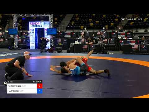 57 Kg Prelims Kyler Rodriguez Unattached Vs Jack Mueller New York City RTC