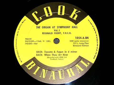 Reginald Foort,F.R.C.O., organist Cook Binaural