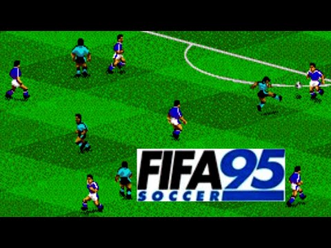 FIFA Soccer 95 - Genesis - Argentina vs France - (Released: 1994) - Sega - cpu sim - Retro Nostalgia