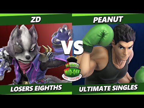 Momo's Mid-Off Top 8 - ZD (Wolf) Vs. Peanut (Little Mac) SSBU Ultimate Tournament