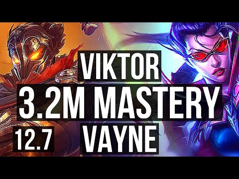 VIKTOR vs VAYNE (MID) | 3.2M mastery, 10/2/6 | EUW Master | 12.7
