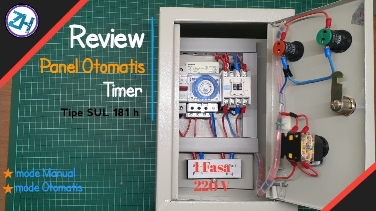 panel timer otomatis review | panel penerangan PJU