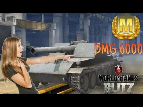 Wot blitz Rhm.-B.WT / 6000 Dmg / 5 kills /// Player // saleh3010