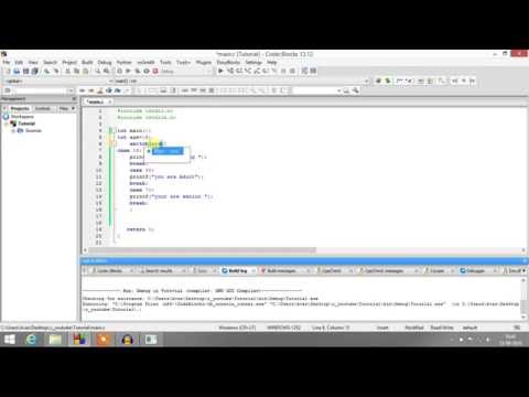 C Tutorial 21 Switch Statement