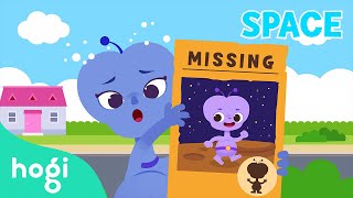 A Missing Alien on Earth | Outer Space Adventure | Pinkfong Planet song | Learn with Hogi