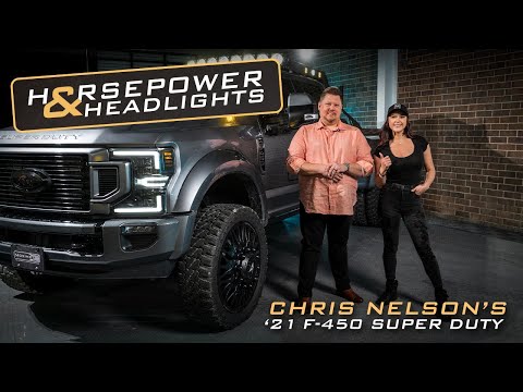 Chris's Ford F-450 Super Duty Outfitted with Morimoto XB Headlights & 4Banger LED Pods