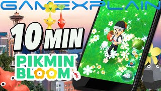 10+ Minutes of Pikmin Bloom Gameplay - Setup & Taking Pikmin for a Walk! (+ Adorable Music!)