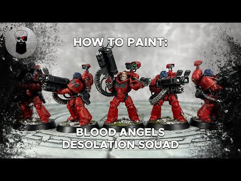 Contrast+ How to Paint: Blood Angels Desolation Squad