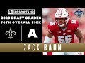 The Saints select a VERSATILE ATHLETE in Zack Baun with the 74th overall pick | 2020 NFL Draft