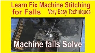 How to Repiar Machine Falls When You are Stitching