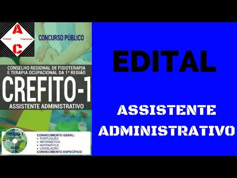 Apostila Concurso CREFITO-1 2017 - Assistente Administrativo