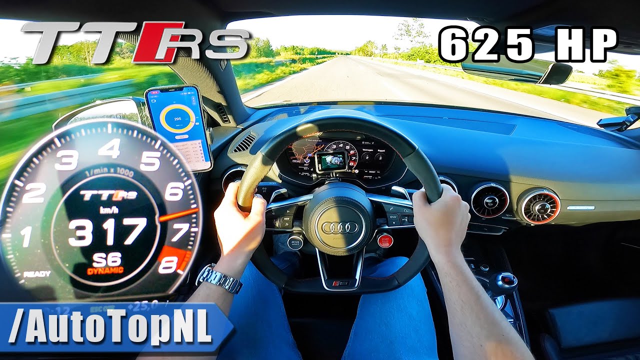 TT RS改裝後比R8更猛！　德國無限速高速公路上狂飆破300km/h