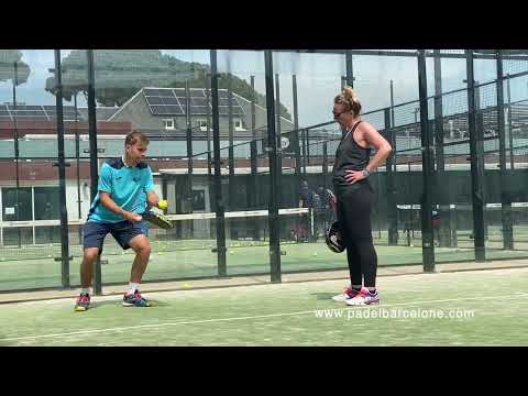 Sophie en stage de padel à Barcelone