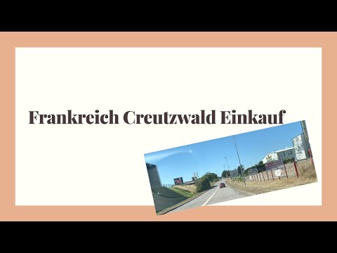 Bonjour Frankreich - Einkaufen in Creutzwald in Frankreich.#corona #frankreich