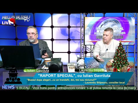 LIVE - TV NEWS BUZAU - "RAPORT SPECIAL", cu Iulian Gavriluta. "Buzaul dupa alegeri...cu un trandafir