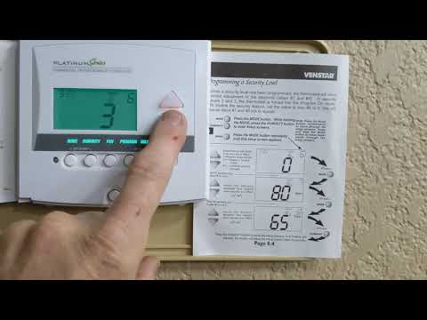 Venstar thermostat Security
