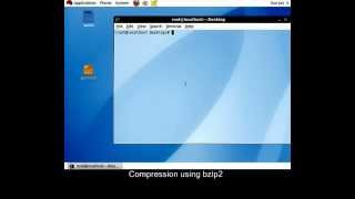 How to uncompress and compress a file in linux (Demo in redhat 6)