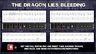 HammerFall - The Dragon Lies Bleeding Tutorial | Full Tabs - Guitar Lesson (Guitar Pro)