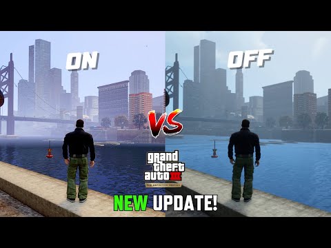 GTA III Definitive Edition NEW UPDATE - Classic Lighting Comparison