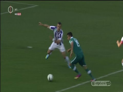 Nemanja Andric gólja az Újpest FC - Győri ETO mérkőzésen