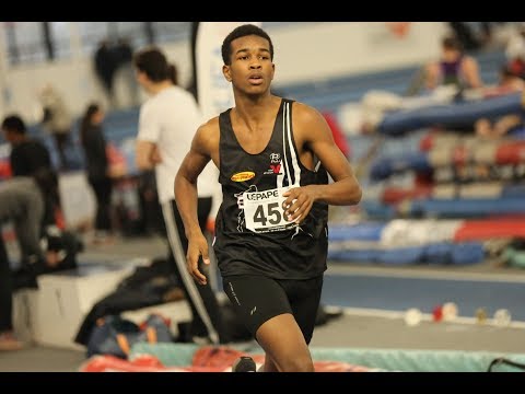 Sacha TOUT SEUL DEVANT (1000m HEPTA. CAM) -  Championnats Rég. en salle ES-SE,  Eaubonne,19 jan 2019