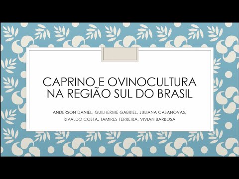 , title : 'Vídeo Caprino e Ovinocultura Região Sul'