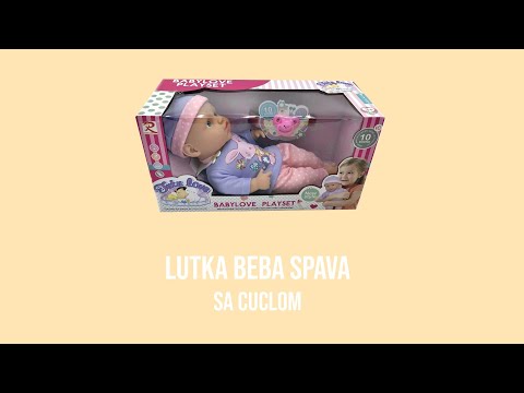 Beba lutka koja spava (10 ZVUKOVA!)