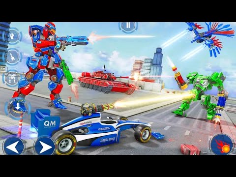 Tank Robot Car Eagle Transform