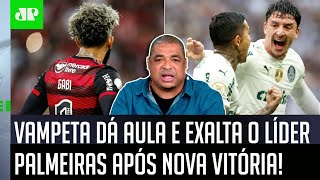 “O Flamengo tá subindo de produção? Tá! Mas o Palmeiras…”: Vampeta dá aula e exalta o líder verdão