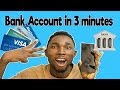 How To Create A Bank Account In 3 Minutes Online Just With Your Phone