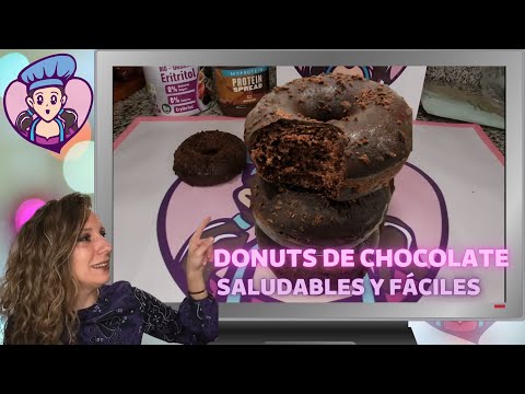 Donuts Saludables de Chocolate Sin azúcar