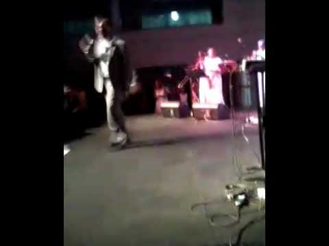 Roy Richards with the troubdours