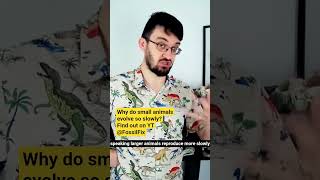 Why do small animals evolve slowly? #science #nature #evolution #biology #animals @fossils #fyp