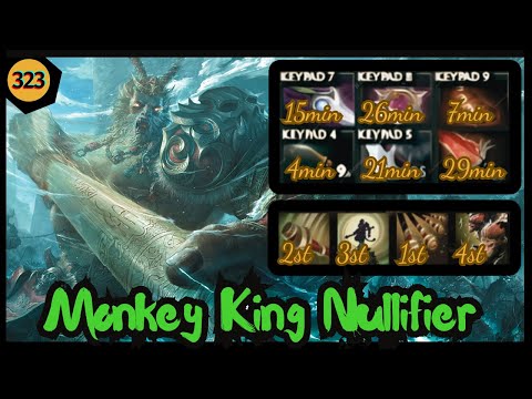 Monkey King Kill All Enemy Hero With Nullifier | Dota 2 GamePlay | Ana Stream Moment 323