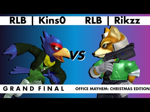 Office Mayhem: Christmas Edition - RLB | Kins0 (Falco) vs. RLB | Rikzz (Fox)  - Melee Grand Final
