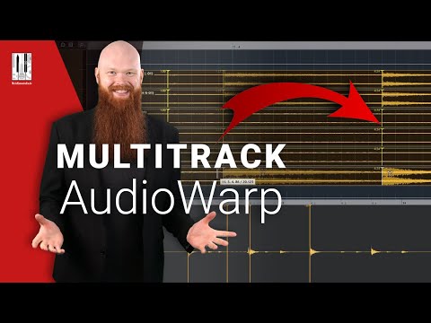 AudioWarp auf mehreren Spuren gleichzeitig in Cubase 12