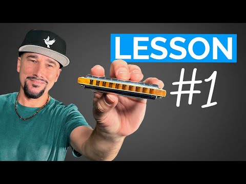 Beginner Harmonica Lesson #1 (Your Very First Lesson)