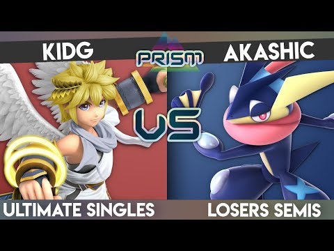 PRISM 159 - KidG (Pit) vs. Akashic (Greninja) - Losers Semis - Smash Ultimate Singles
