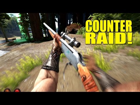 Early Game Counter Raid! (Pvp tribe Life/ the Island) - Ark: survival Evolved - Ep.5