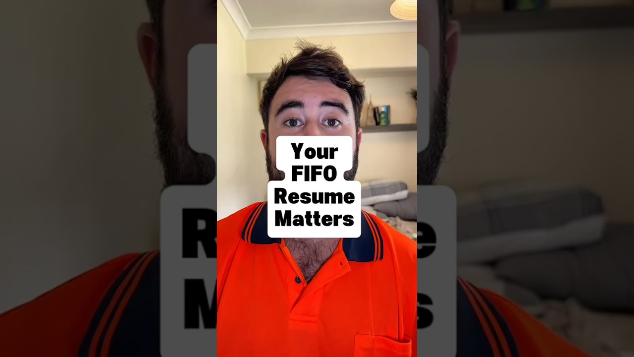 Your FIFO Resume Matters: Stand Out & Land the Job! 💼 | FIFO Job Tips#fifo #mining #mines