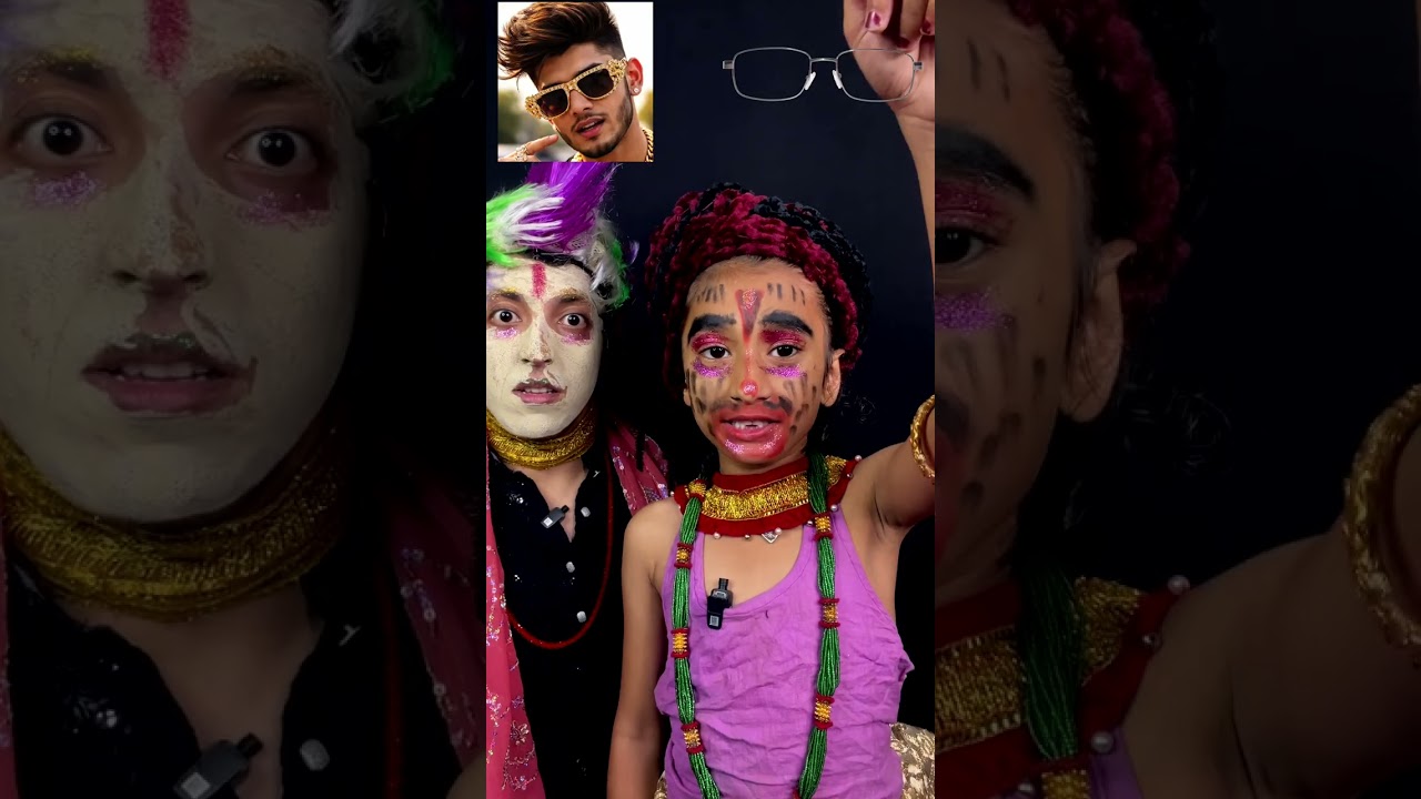 Chapri Bhoot 🧟‍♂️☠️🤍Vs Chapri Baby 🧟‍♀️Look Challenge Prashant Sharma #shorts #ytshorts #bhoot