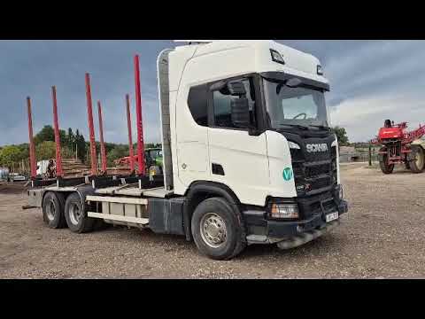 Scania R 520, timber trucks