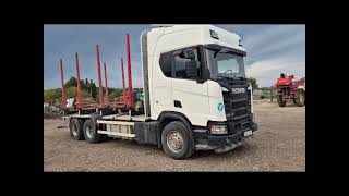 Cami&atilde;o de transporte de madeira Scania R520 | Imagem 4 - Autoline