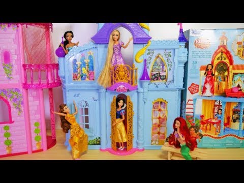 Disney Princess Dream Castle Barbie Doll Pink House