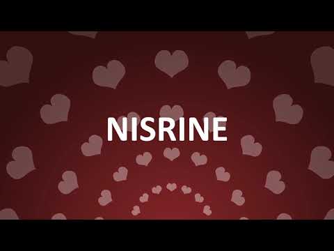 HAPPY BIRTHDAY NISRINE