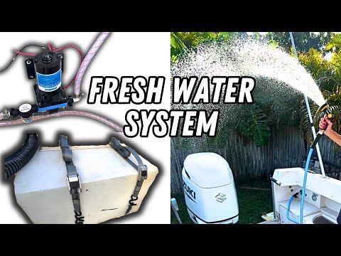 Boat Fresh Water Tank And Pump Installation!!!