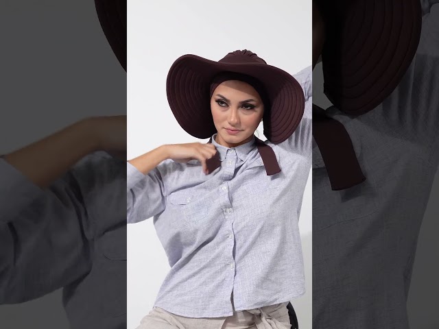 حجاب الشاطئ مع توربان