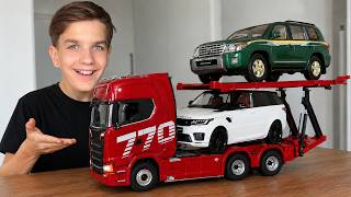 1:18 SUV Delivery & ASMR Unboxing - Toyota LC200 & Range Rover Sport 🚗🎧